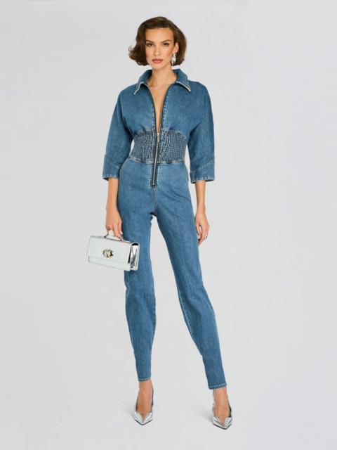 RETROFÊTE DEIDRA DENIM JUMPSUIT