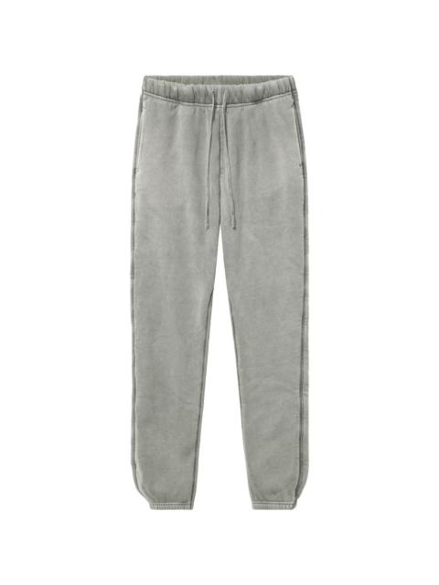 faded thermal-lined track pants