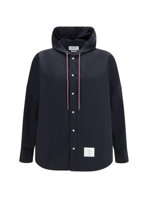 Thom Browne Thom Browne Men Nylon Cotton Hooded Jacket
