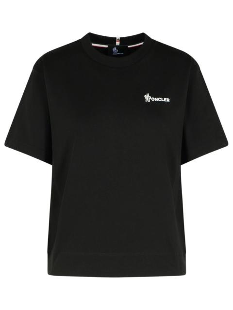 Moncler Grenoble Black Cotton T-Shirt Women