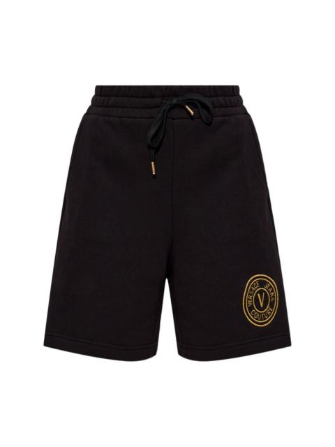 embroidered logo shorts