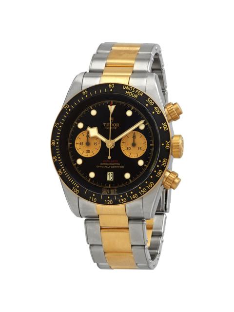 Pre-owned Tudor Black Bay Chronograph S&G Automatic Black Dial Men's Watch 79363n-0001