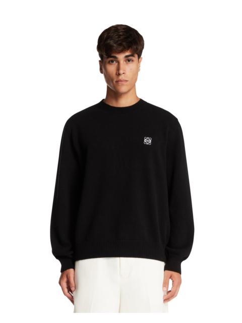 Loewe Black Anagram Wool Sweater