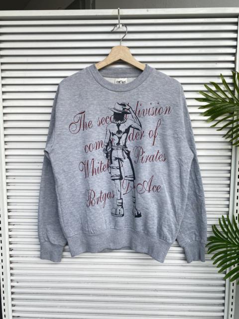 Other Designers Cartoon Network × Japanese Brand × One Piece - Vintage One Piece Portgas D Ace Luffy/Akira Evangelion Anime