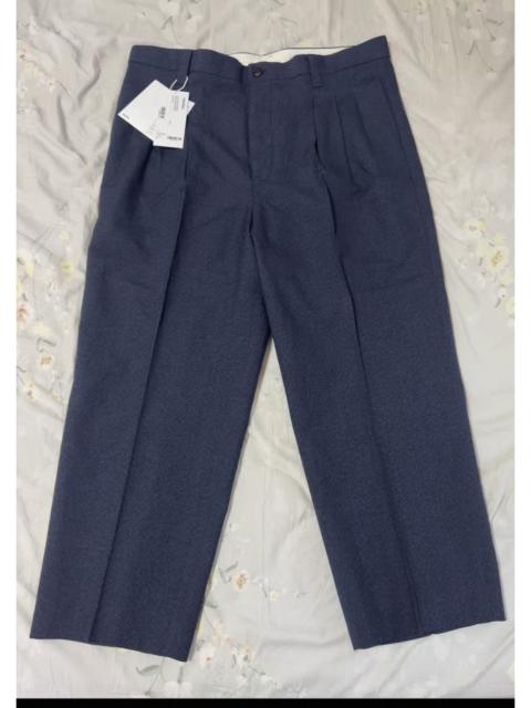 visvim visvim 24ss mccloud slacks wool-linen-silk blend trousers