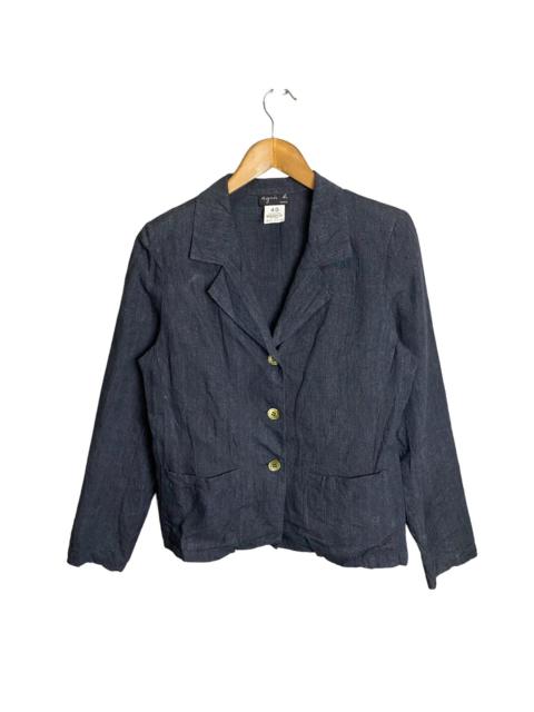 Other Designers Agnes B. Linen coat jacket