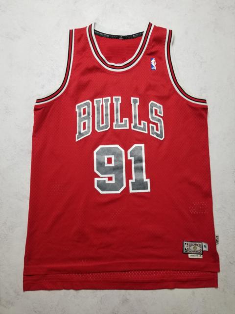 adidas Dennis Rodman #91 Chicago Bulls Hardwood Classics Jersey