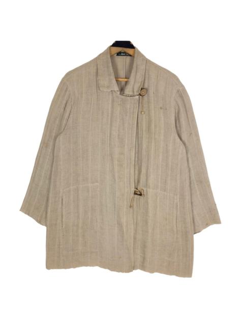 Other Designers Vintage 90s Issey Miyake Permanente Hemp Light Jacket