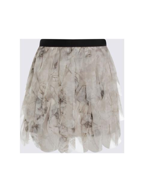 Max Mara Multicolor Silk Skirt