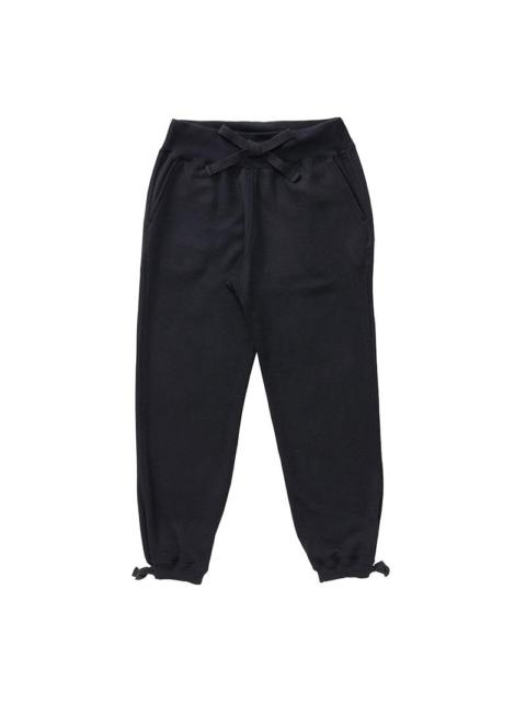visvim WOOL SWEAT PANTS (SUPERFINE) W BLACK