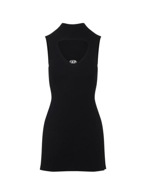 Diesel Wool cut-out mini dress