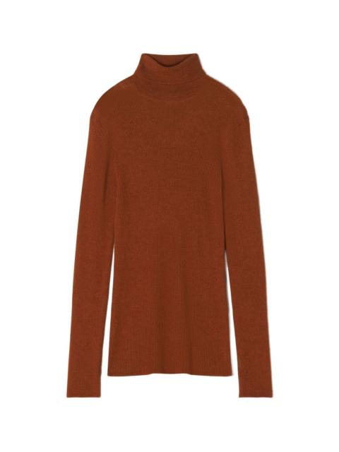 Lanvin RIBBED TURTLENECK SWEATER