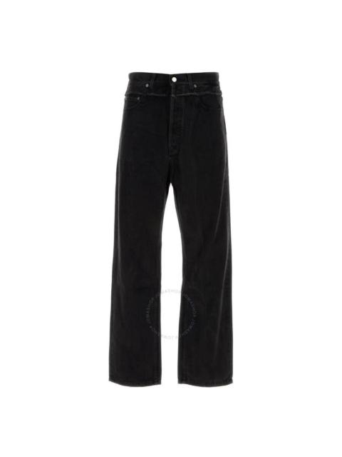 Ambush Ambush Black Waist Detail Cotton Denim Jeans