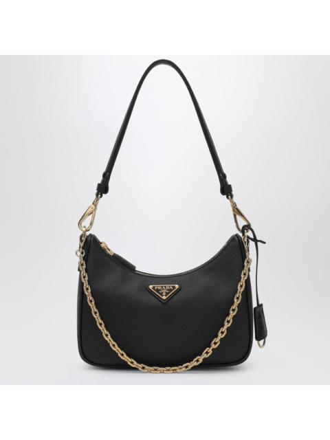 Prada Prada Mini Prada Re-Edition Bag In Black Saffiano Women