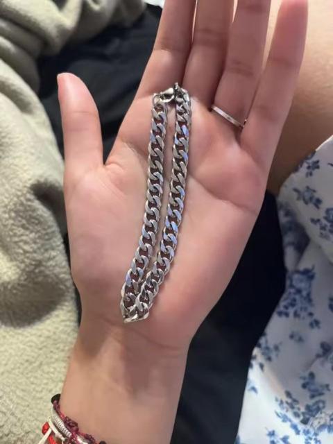 Other Designers Japanese Brand - 9 mm + 21 cm Curb Cuban Chain Bracelet