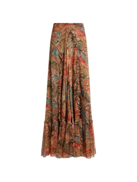 Etro Etro Women Long Skirt With Paisley Pattern