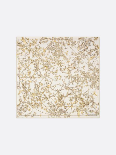 Dior Jardin D-Étoile 90 Square Scarf