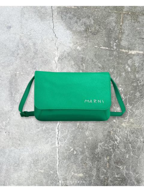 Marni Leather Pochette Flap Bag