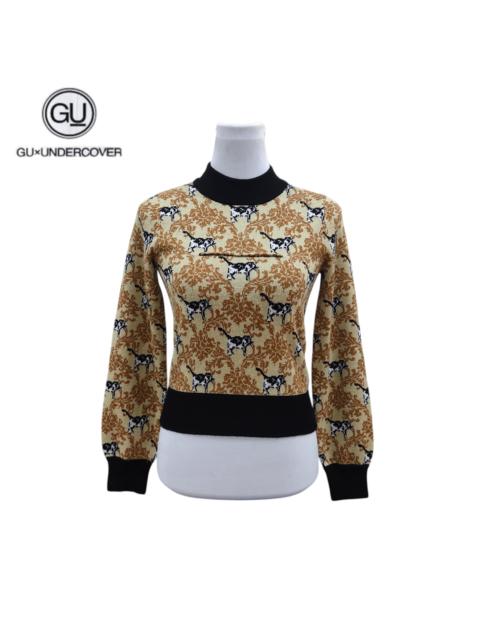 Other Designers GU × Undercover - GU Undercover Jacquard Knit Cropped Sweater