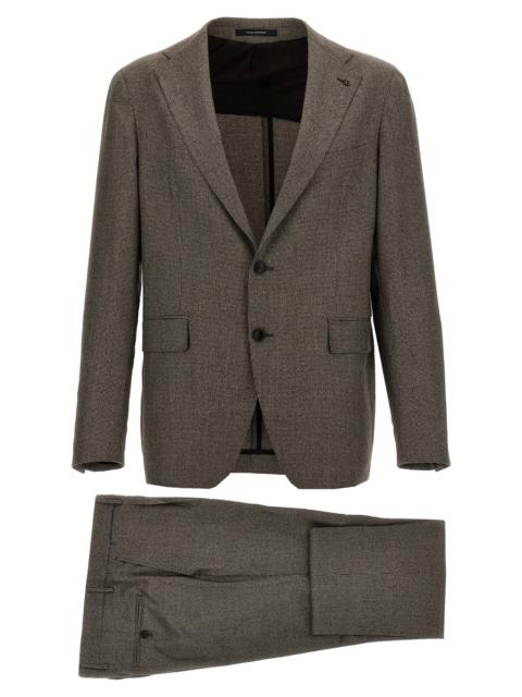 TAGLIATORE - Tagliatore Men Micro Houndstooth Single-Breasted Dress
