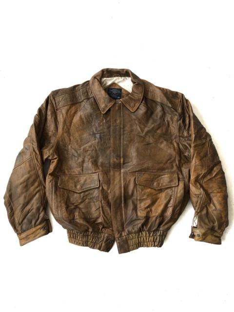 Other Designers Military - Vintage USAF Type A2 Genuine Leather Flight Jacket