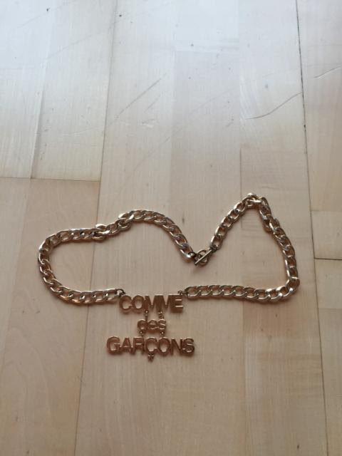 Comme Des Garçons Comme des Garcons gold Logo Necklace