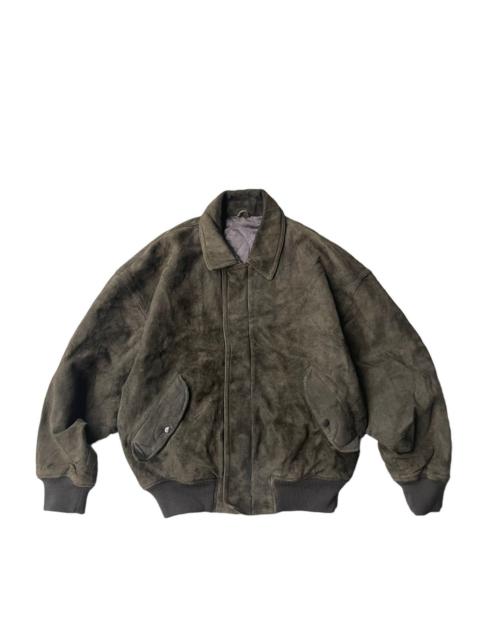 Other Designers Sheepskin Coat - Sheep Skin Leather Bomber Jacket