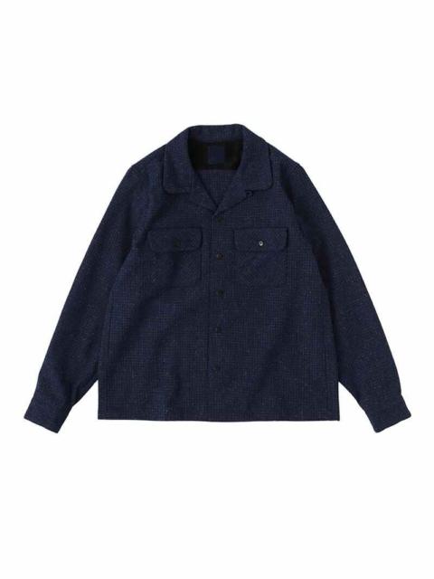 visvim BOOMER SHIRT L/S NAVY