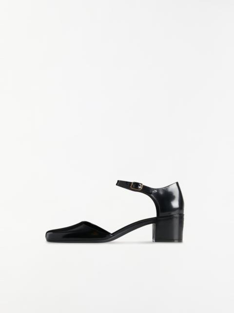 The Row Penelope Ankle Strap Heel — Black