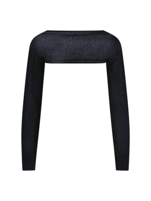 Alaïa KNITTED CROP TOP