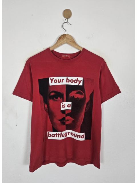 Other Designers Barbara Kruger Your Body is Battleground pop art shirt