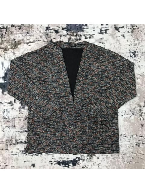 Other Designers Zara Man Multicolor Knit cardigan open colar Jacket