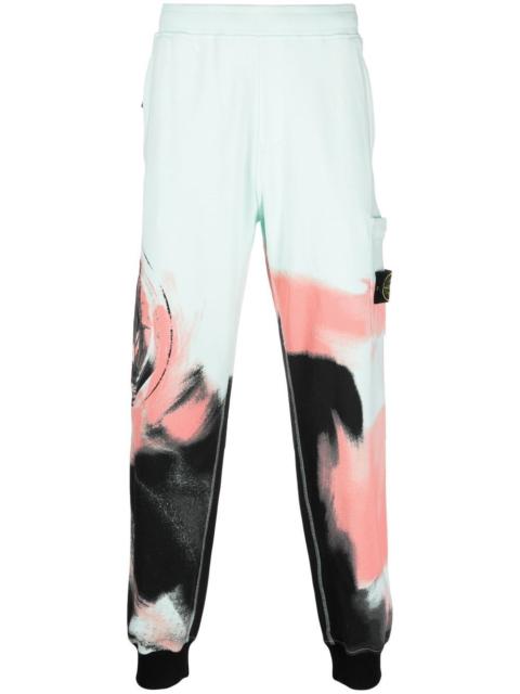 Stone Island Motion Saturation abstract-print track pants