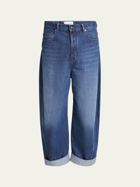 Givenchy Men's Twisted-Seam Denim Jeans