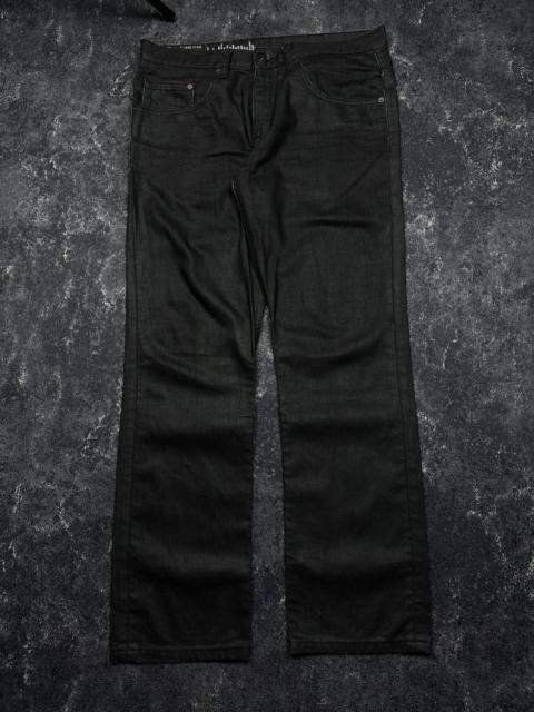 Other Designers Le Grande Bleu (L.G.B.) - LGB If Six Was Nine Style Esprit Black Waxed Denim Jeans