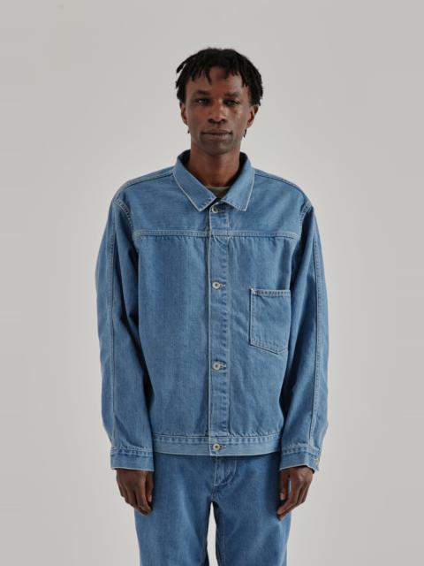 Nanamica Short Denim Jacket - Light Indigo