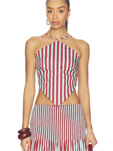 SIMONMILLER Kit Poplin Tie Top