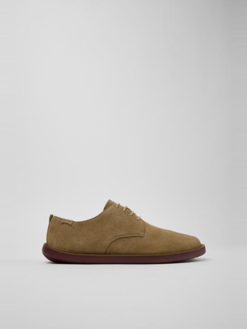 CAMPERLAB Brown Suede Leather Shoes for Men.
