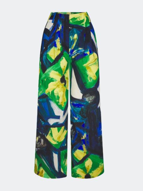 SIMONMILLER Bloo Crepe Pant in Large Abstract Floral