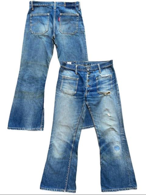 Vintage - Cone Deestone Denim Flare Boot Cut Bush Pants Denim 30x29
