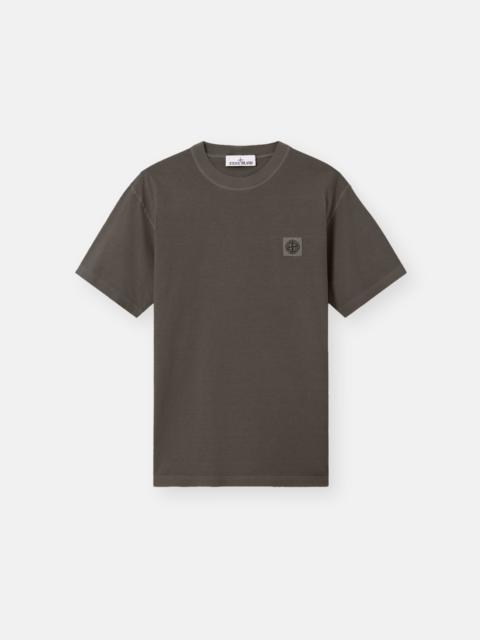 Stone Island 2100026 ORGANIC COTTON JERSEY 'FISSATO' EFFECT