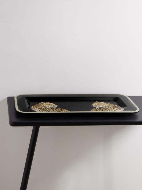 Dolce & Gabbana Small Printed Wood Tray
