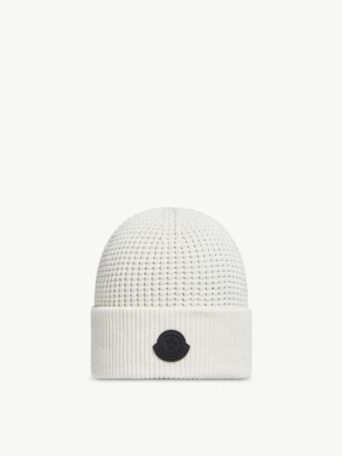 Moncler Logo Cotton Beanie