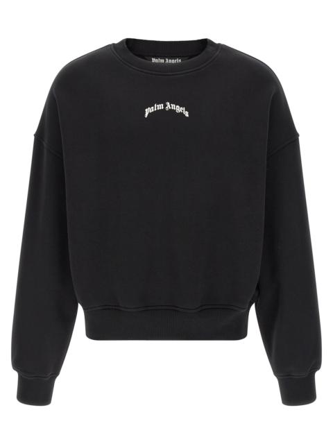 Palm Angels Palm Angels Men 'Back Curved Logo' Sweatshirt