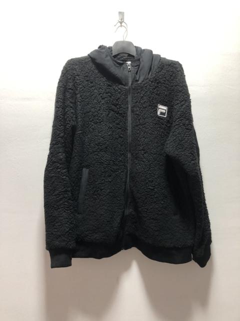 Other Designers FILA Fleece Jacket Hoodie Black Japan