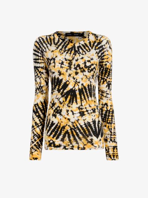 Proenza Schouler Mia Top in Tie Dye Tissue Jersey