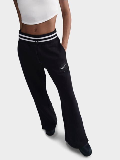 Nike WOMEN'S NIKE SPORTSWEAR PHOENIX FLEECE HIGH-WAIST WIDE-LEG GRAPHIC JOGGER PANTS