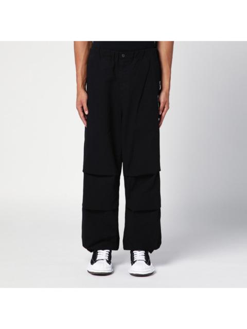 Maison MIHARA YASUHIRO Black Parachute Trousers