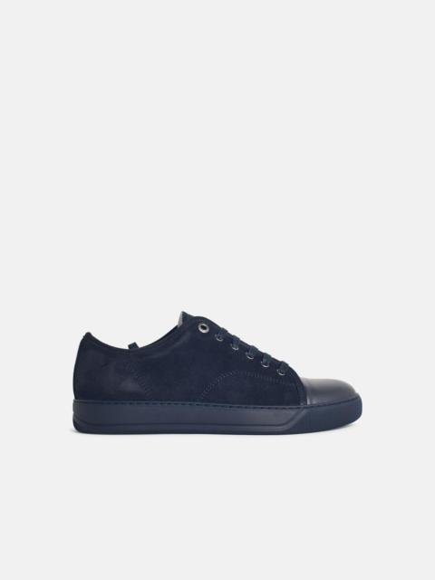 Lanvin 'DDB1' NAVY BLACK LEATHER SNEAKERS