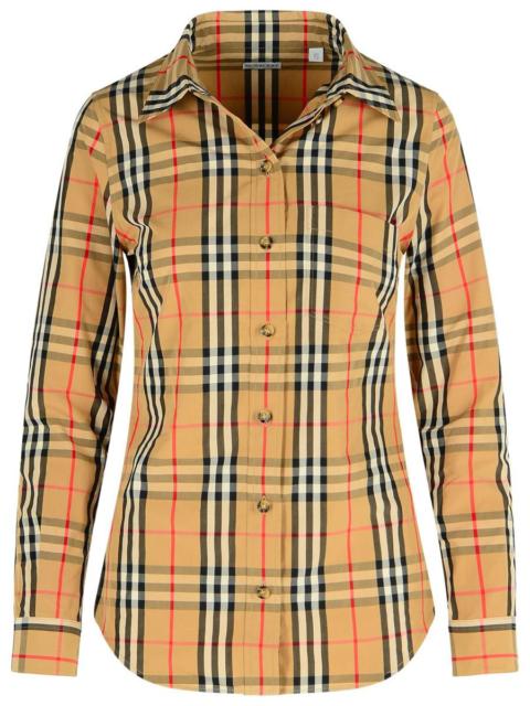 Burberry Burberry Beige Cotton Shirt